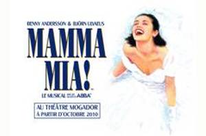 Comédie Musicale Mamma Mia Theatre Mogador Paris