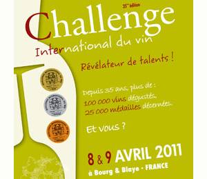 Challenge International du vin 2011 médaille d'argent Organic Luberon blanc